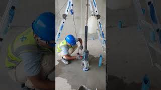 Slive core cutting processGood tools and machinery make work easy shorts construction ytshorts [upl. by Kenward]