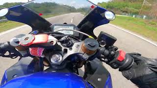 Teaser  Yamaha R25 V1 Vs Yamaha R25 V2  Highspeed Corner  POV [upl. by Atnicaj]