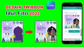 Cara Membuat Twibbon Idul Fitri di Smartphone [upl. by Nael631]