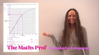 The Maths Prof Using Cumulative Frequency Diagrams [upl. by Baynebridge]