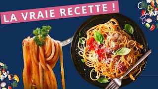 Recette de la véritable sauce bolognaise italienne 👩‍🍳faite maison 👨‍🍳 niveau facile pour débutants [upl. by Beard]