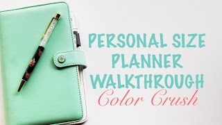 Personal Planner SetUp  Websters Pages Color Crush [upl. by Emoraj]