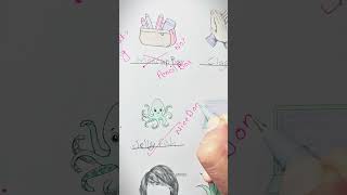 Ezras English Test Grading teacherstudent drawing student art englishtest sketch [upl. by Eolhc21]