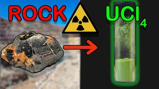 Making Uranium Tetrachloride out of my Rock [upl. by Beach]