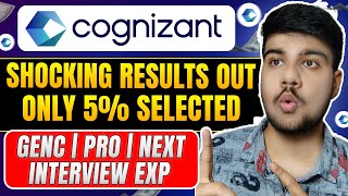 Cognizant Result Out Interview Quesitons GenC GenPro Gen Next Role [upl. by Cleodel]