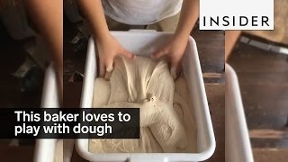 This baker loves to play with dough [upl. by Funda]