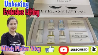 Unboxing Eyelash Lifting  ibcccndc mitchplatonvlog dailyvlog unboxing eyelashlifting [upl. by Lester129]