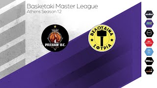 Basketaki The League  Pressof BC Vs Βελούδινα Σφυριά 10112024 [upl. by Kusin]