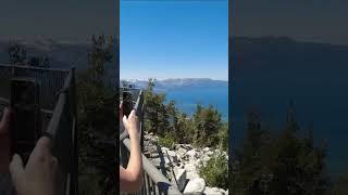 Heavenly Observation Deck Look at that view laketahoe heavenlyvillage [upl. by Yrrad696]