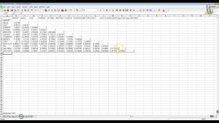 Correlation Matrix in Excel [upl. by Miehar]