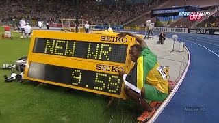 IAAF World Championships  Berlin 2009 Mens 100m Final Eurosport HD [upl. by Raman714]