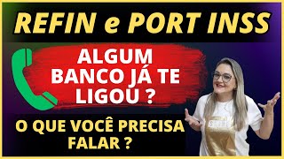 🔴 REFIN E PORT INSS  ALGUM BANCO JÁ TE LIGOU   CONSIGNADO INSS  ANIELI EXPLICA [upl. by Mercola456]