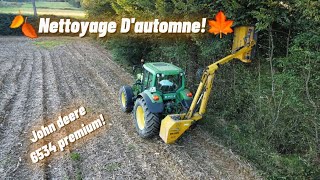 🤠NETTOYAGE DAUTOMNE 🍁 Épareuse 2024 JOHN DEERE amp EUROMARK [upl. by Tamas]