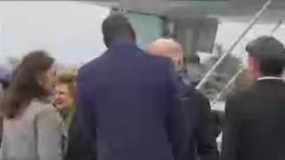 President Biden arrives in Michigan for a meeting with UAW workers [upl. by Eliades848]