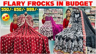 ఇన్ని varieties 💃🏻 ఇంత Affordable prices లో 😱MOST TRENDING FROCKS amp sets 🩷 [upl. by Ahsitneuq869]