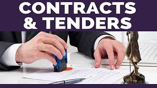 TENDERS amp CONTRACTS  Work Execution  Contract Agreement  IRISET Secunderabad Video Lecture [upl. by Yalhsa]