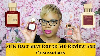 MFK Baccarat Rouge 540 EDP vs Extrait Review and Comparison [upl. by Assirroc]