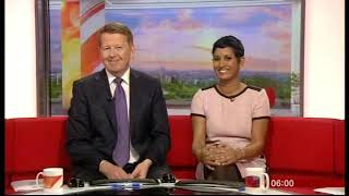 Naga Munchetty  Pink MiniDress Black Tights amp Boots Part One  2014 [upl. by Aitekram]