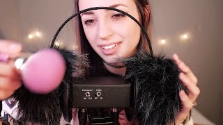 ASMR  Intense Ear Touching amp Brushing with Earmuffs [upl. by Risser794]