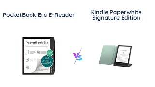 Pocketbook Era vs Kindle Paperwhite Signature [upl. by Aitital]