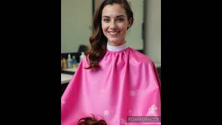 Hair cutting capes on women [upl. by Brandwein161]