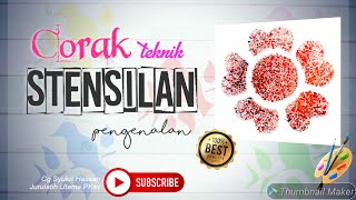 Corak Stensil  Pendidikan Kesenian Tahun 4  Unit 3 Bahagian 1 Penerangan [upl. by Bradwell]