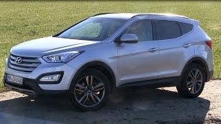 2015 Hyundai Santa Fe 22 CRDi 4WD 197 HP Test Drive [upl. by Aennaej18]