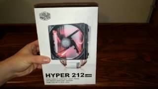 Cooler Master Hyper 212 LED Unboxing [upl. by Ecinahs747]