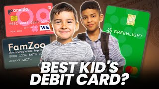 Which is the BEST Kids Debit Card  Greenlight vs FamZoo vs goHenry [upl. by Eitsim169]