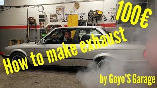 como fabricar tubo de escape  How to make Exhaust [upl. by Aibos]