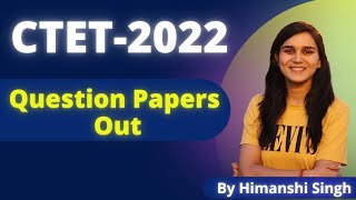 CTET2022 Question Papers Available Now  Lets Solve  CTET Result कब [upl. by Moses]