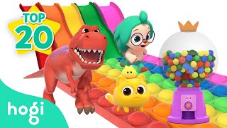 BEST20 Learn Colors 2024｜Pop It  Slide  Candy  More｜Best Learn Colors for Kids  Hogi Pinkfong [upl. by Lovash]