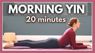 20 min Morning Yin Yoga Without Props  SLOW amp SWEET [upl. by Znarf]