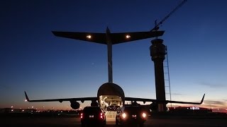 C17 Night Take Off [upl. by Ogdan]