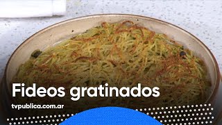 Fideos Gratinados Receta de Ada Cóncaro  Cocineras y Cocineros Argentinos [upl. by Emmons]