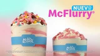 Nuevo McFlurry Mad Cool ¡Pruébalo y haz que tu verano sepa a festival [upl. by Ajed]