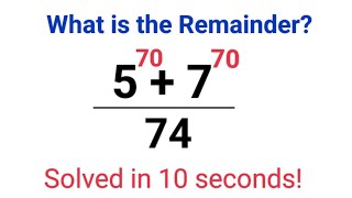 How to find remainder of a number with power fastandeasymaths math mathematics remainder like [upl. by Nannette]