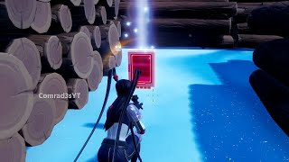 Collect Omni Chips at Logjam Lumberyard Fortnite Locations [upl. by Acinod]