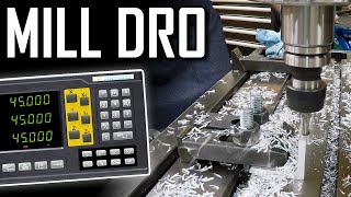 Installing a DRO on a PM940 Milling Machine  4Axis EL400 [upl. by Kuo17]