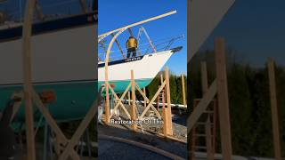 Restoring a 35 Year Old Sailboat ⛵️ boatwork boatbuilding refit [upl. by Azalea612]