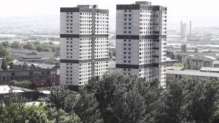 Demolition of Sndyfield flats [upl. by Eerol]