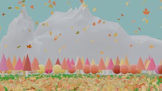 3D FallColor Earth Decoration Thanksgiving on a FallColored Earth Artist Version [upl. by Aynotak]