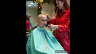 Women in hair salon wearing PVC salon capes [upl. by Jolene]