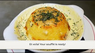 Twice Baked Cantal Cheese Soufflé Cooking Instructions [upl. by Alyhs]