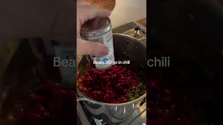 Make Chili with Me Recipe in comments recipe cooking chili relaxing [upl. by Urata]