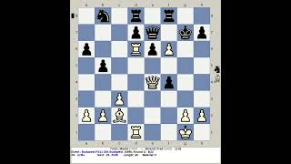 Turov Maxim vs Berend Fred  Budapest FS11 GM Chess 1996 Hungary [upl. by Erny740]