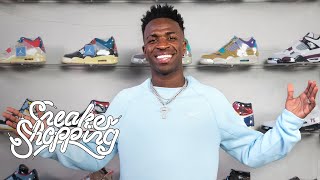 Real Madrids Vini Jr Goes Sneaker Shopping With Complex [upl. by Enerehs]