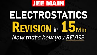 Electrostatics  Formulae and Concept REVISION in 15 min  JEE Physics by Mohit Sir IITKGP [upl. by Brier]