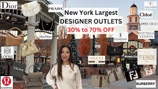 Discount Luxury Shopping at Woodbury Common Outlets I Dior Gucci Loewe Fendi Prada YSL Celine [upl. by Zeiger]