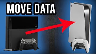 How to Transfer Data From PS4 to PS5  Move Save Files Via Ethernet LAN Cord and WiFi [upl. by Anigger]